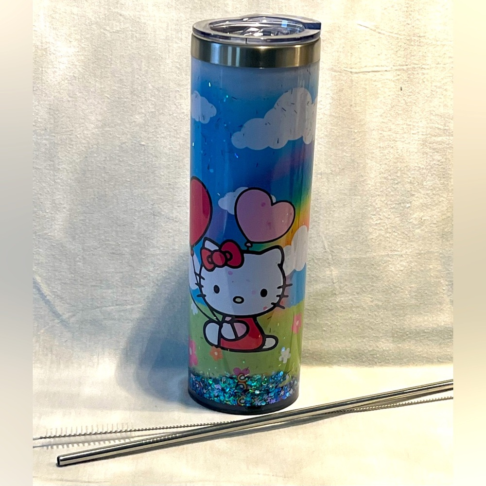 Hello kitty snow globe tumbler